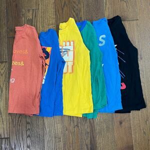 Bundle lot of 6  Boys Long sleeve Fall Shirts kids SZ 10/12